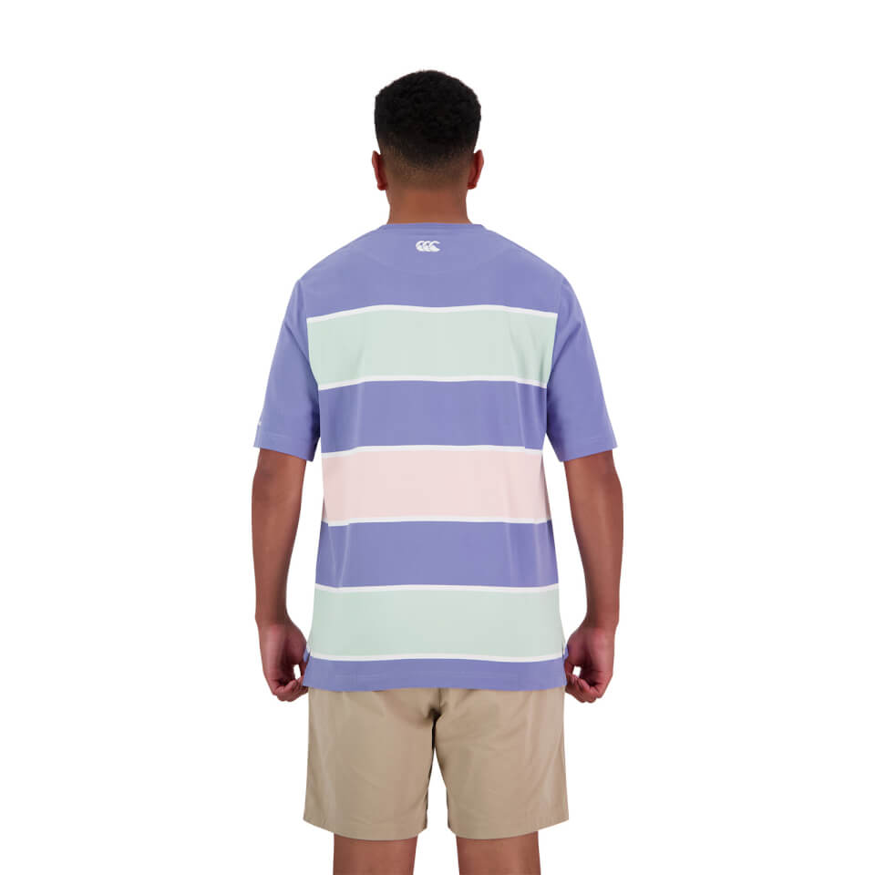 Canterbury M NATSU YARN DYE T-SHIRT COLONY BLUE