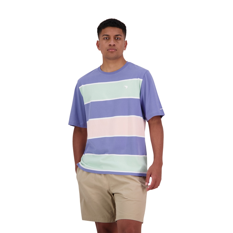 MENS NATSU YARN DYE T-SHIRT