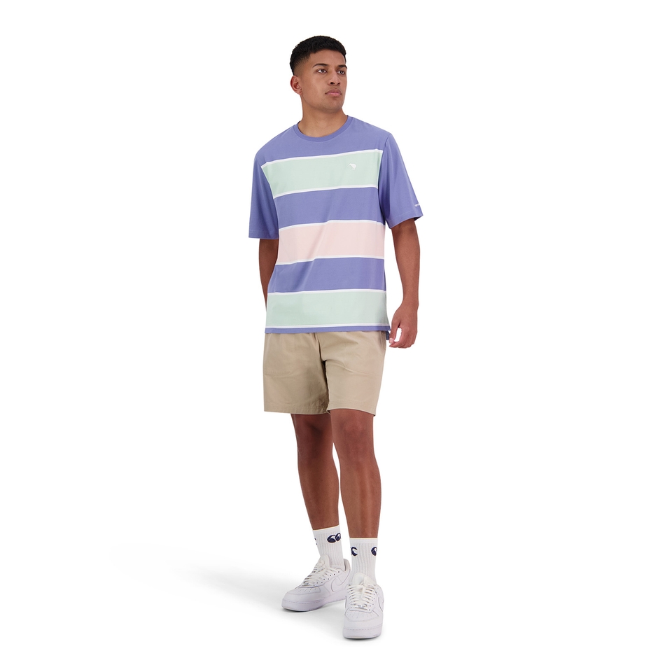 MENS NATSU YARN DYE T-SHIRT