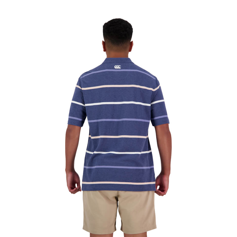 Canterbury M NATSU YARN DYE T-SHIRT DENIM MARLE