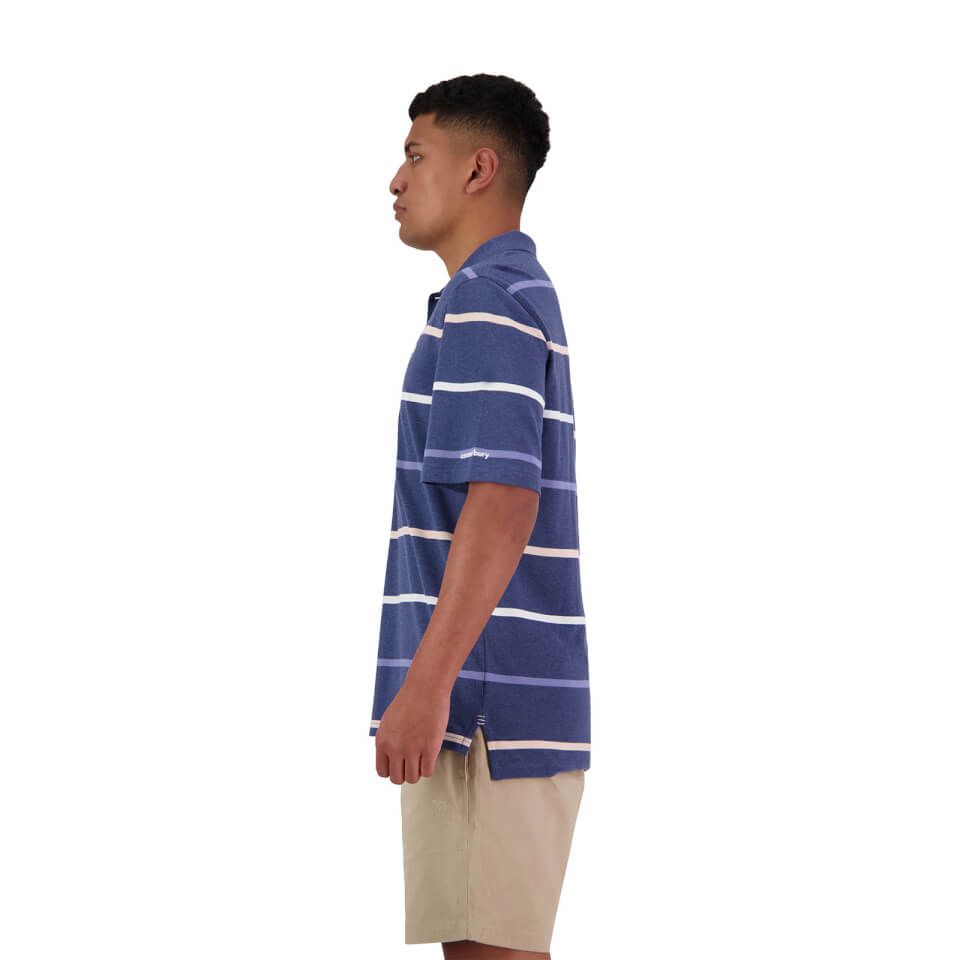 Canterbury M NATSU YARN DYE T-SHIRT DENIM MARLE