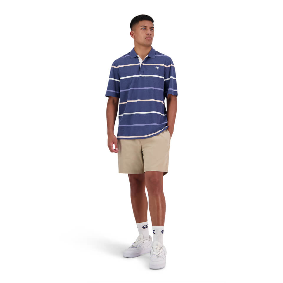 Canterbury M NATSU YARN DYE T-SHIRT DENIM MARLE