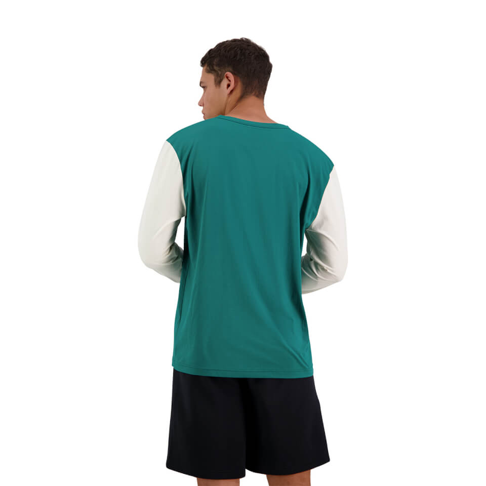 Canterbury M RULE-BOOK LONG SLEEVE HENLEY CEFL GREEN