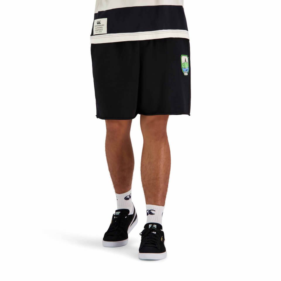 Canterbury M SCENE-SET 9" KNIT SHORT JET BLACK