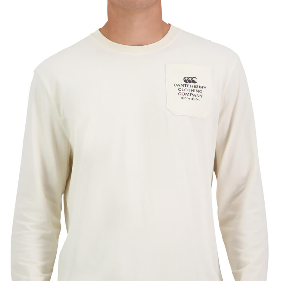 Canterbury M SCENE-SET LONG SLEEVE T-SHIRT BIRCH