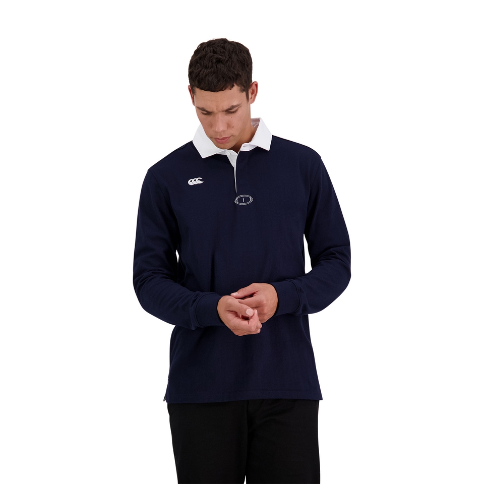 MENS SOLID DYE RUGBY JERSEY