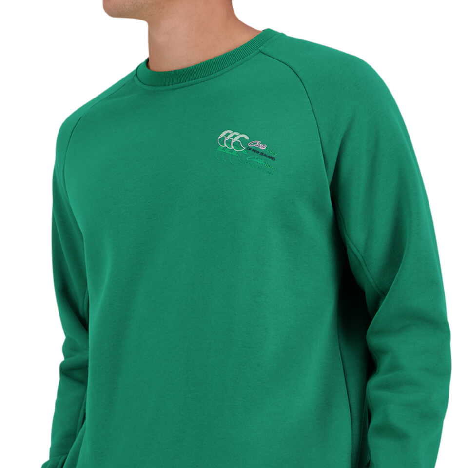 Canterbury M THE CLASH CREW SWEAT VERDANT GREEN