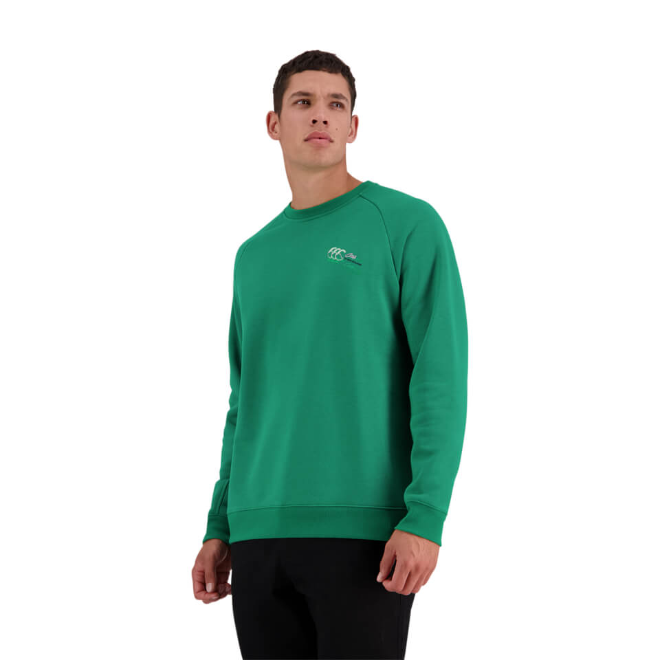 Canterbury M THE CLASH CREW SWEAT VERDANT GREEN