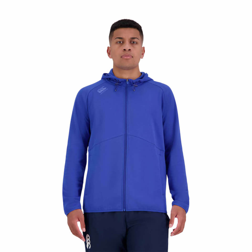 Canterbury M VAPODRI FULL ZIP TEMPO HOODIE STRONG BLUE