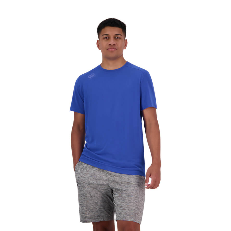 Canterbury M VAPODRI TEMPO T-SHIRT STRONG BLUE
