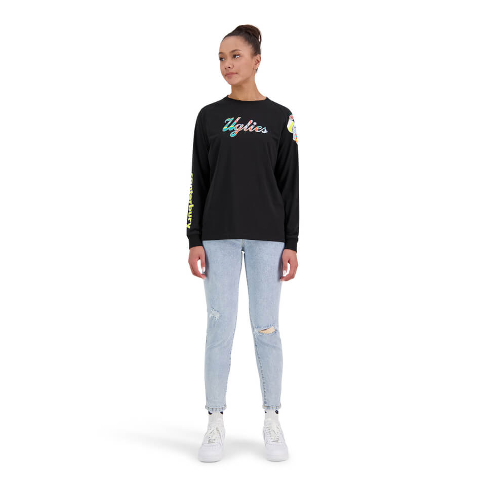 Canterbury W UGLIES LONG SLEEVE T-SHIRT BLACK 98B