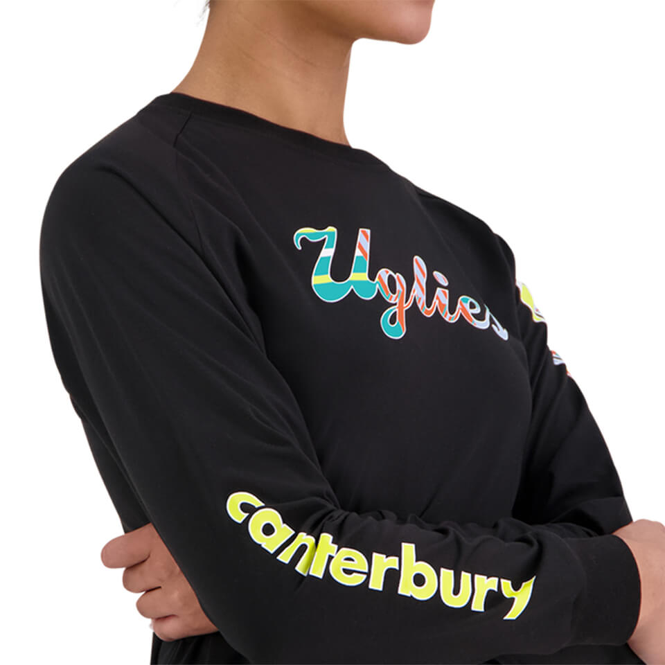 Canterbury W UGLIES LONG SLEEVE T-SHIRT BLACK 98B