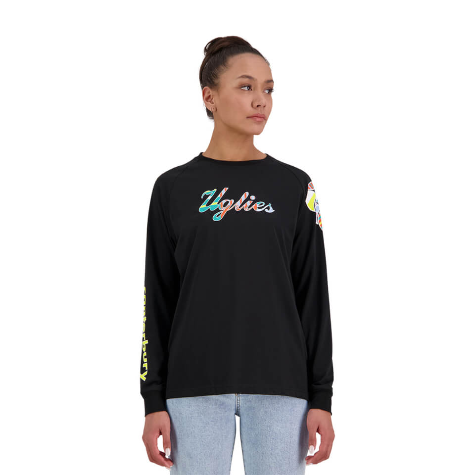 Canterbury W UGLIES LONG SLEEVE T-SHIRT BLACK 98B