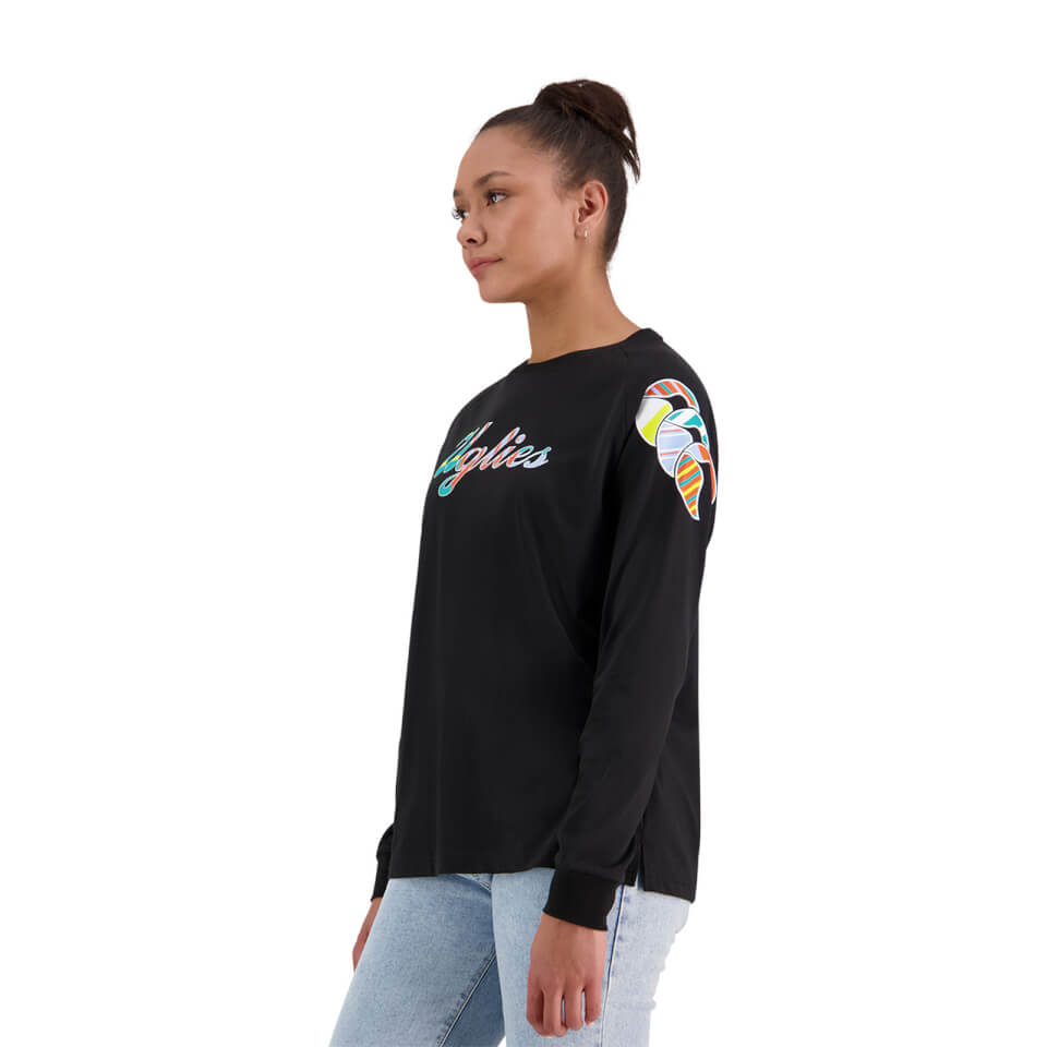 Canterbury W UGLIES LONG SLEEVE T-SHIRT BLACK 98B