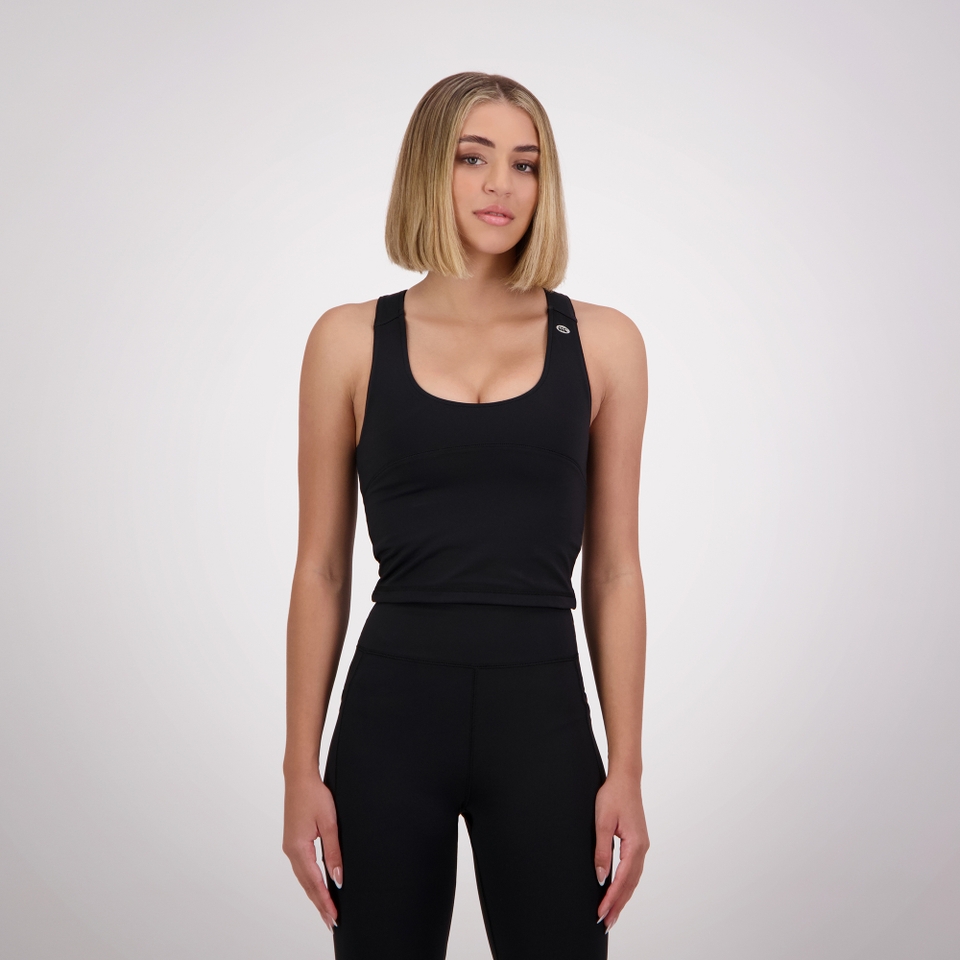 CONVEX CROP JET BLACK
