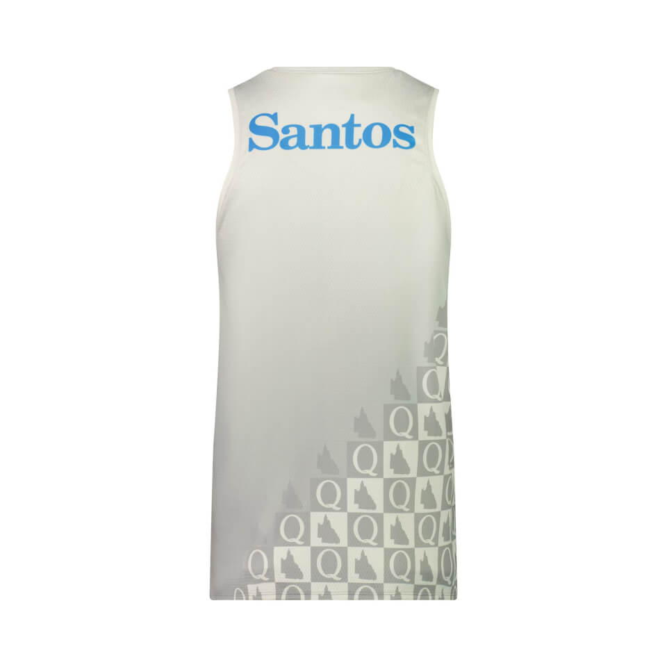 Canterbury M QLD REDS TRAINING SINGLET GREY