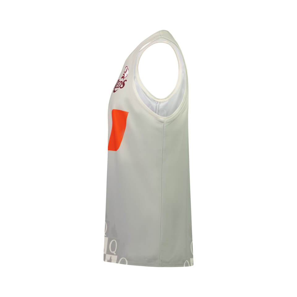 Canterbury M QLD REDS TRAINING SINGLET GREY