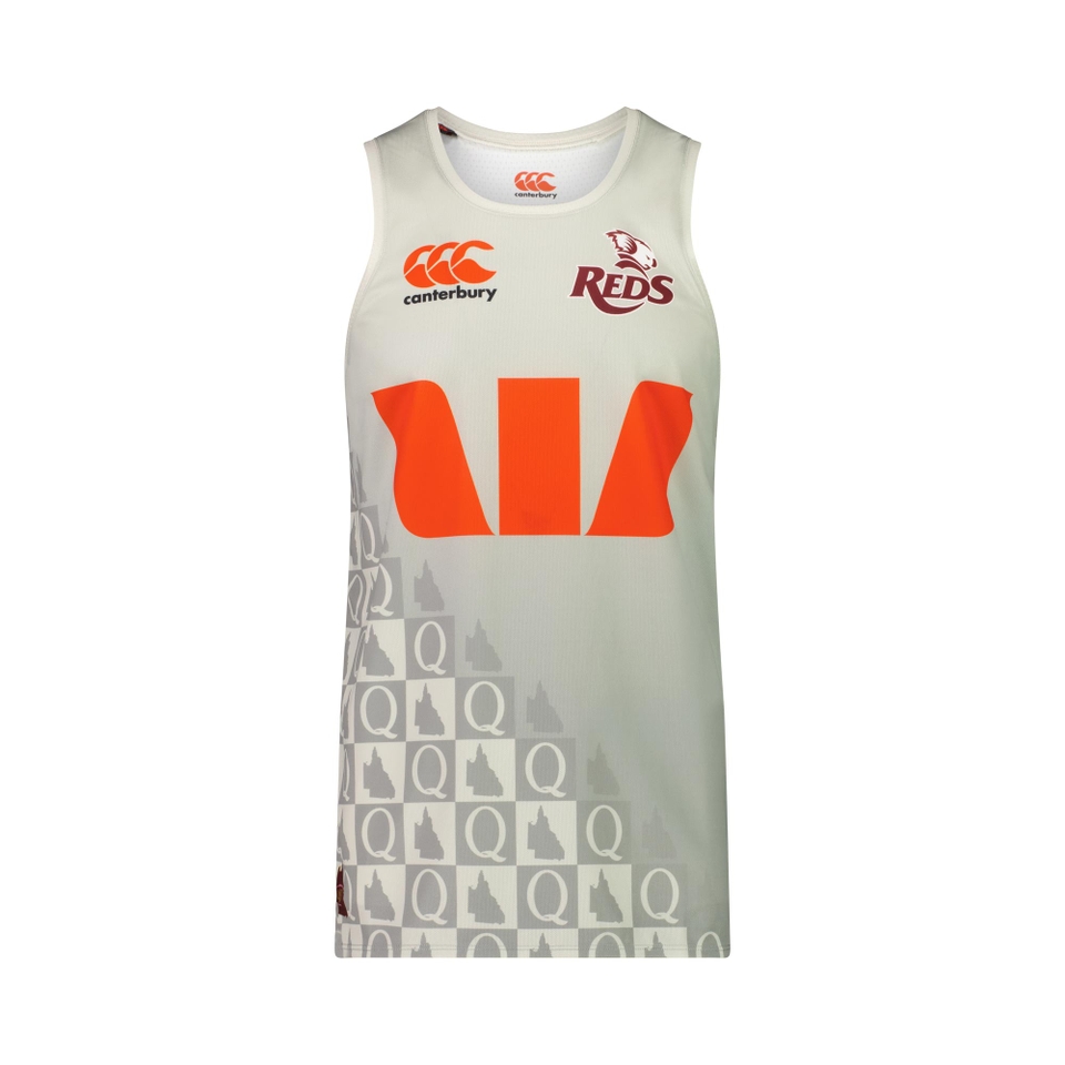 2023 MENS QUEENSLAND REDS REPLICA TRAINING SINGLET