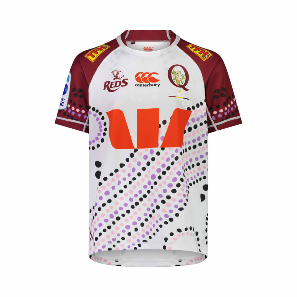 2023 Kids Queensland Reds Indigenous Jersey