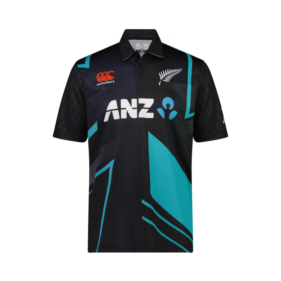 Canterbury M BLACK CAPS REPLICA T20 SHIRT BLACK