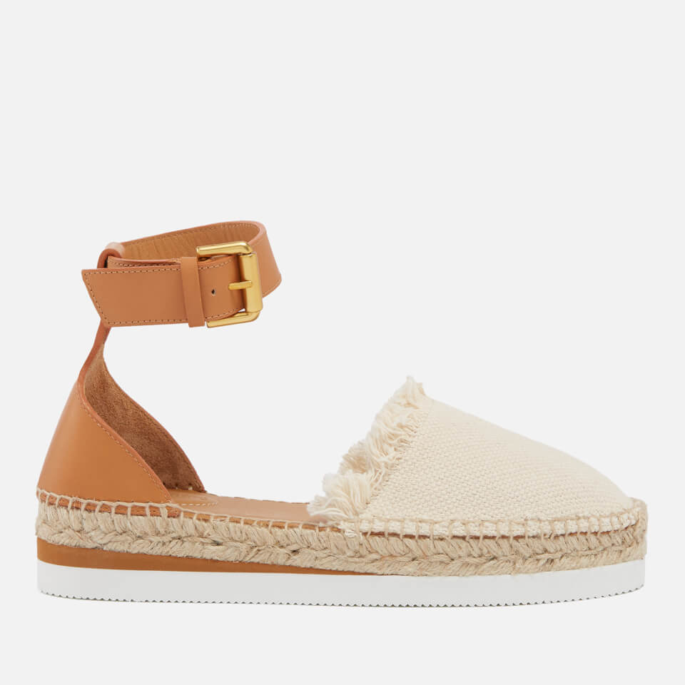 See by Chloé Women's Glyn Leather and Canvas Sandals