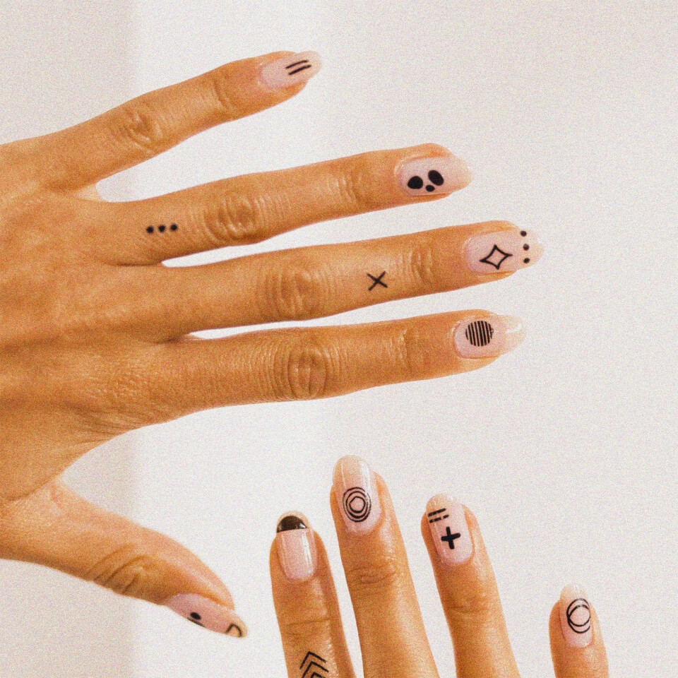 Amazon.com: Nail Art Kit with 24 Grids of 576 Pieces Matte Press-on Nails -  Includes 4 Different Acrylic Short Medium Long Length Ballerina False Nail  tips , Adhesive Tabs, Glue, Stickers, Tools,