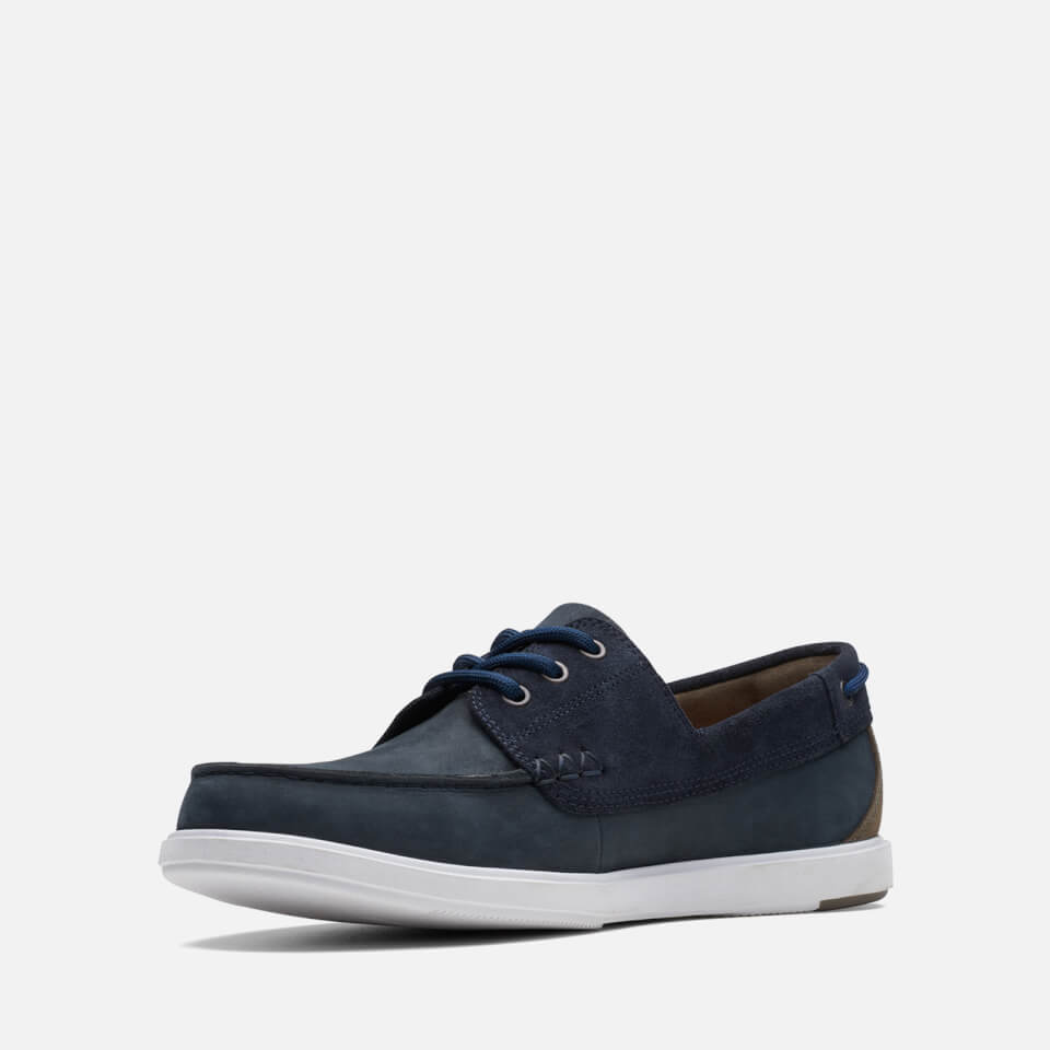 Clarks Men's Bratton Leather Boat Shoes