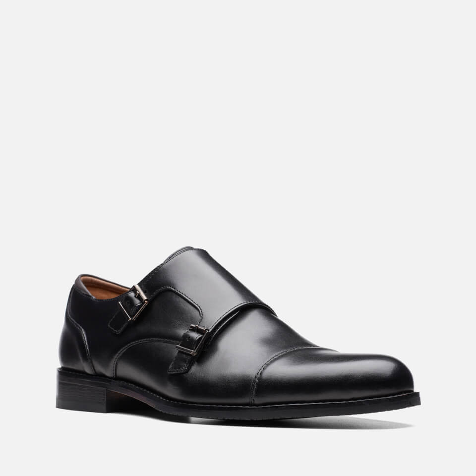 Clarks Men's CraftArlo Leather Monk Shoes