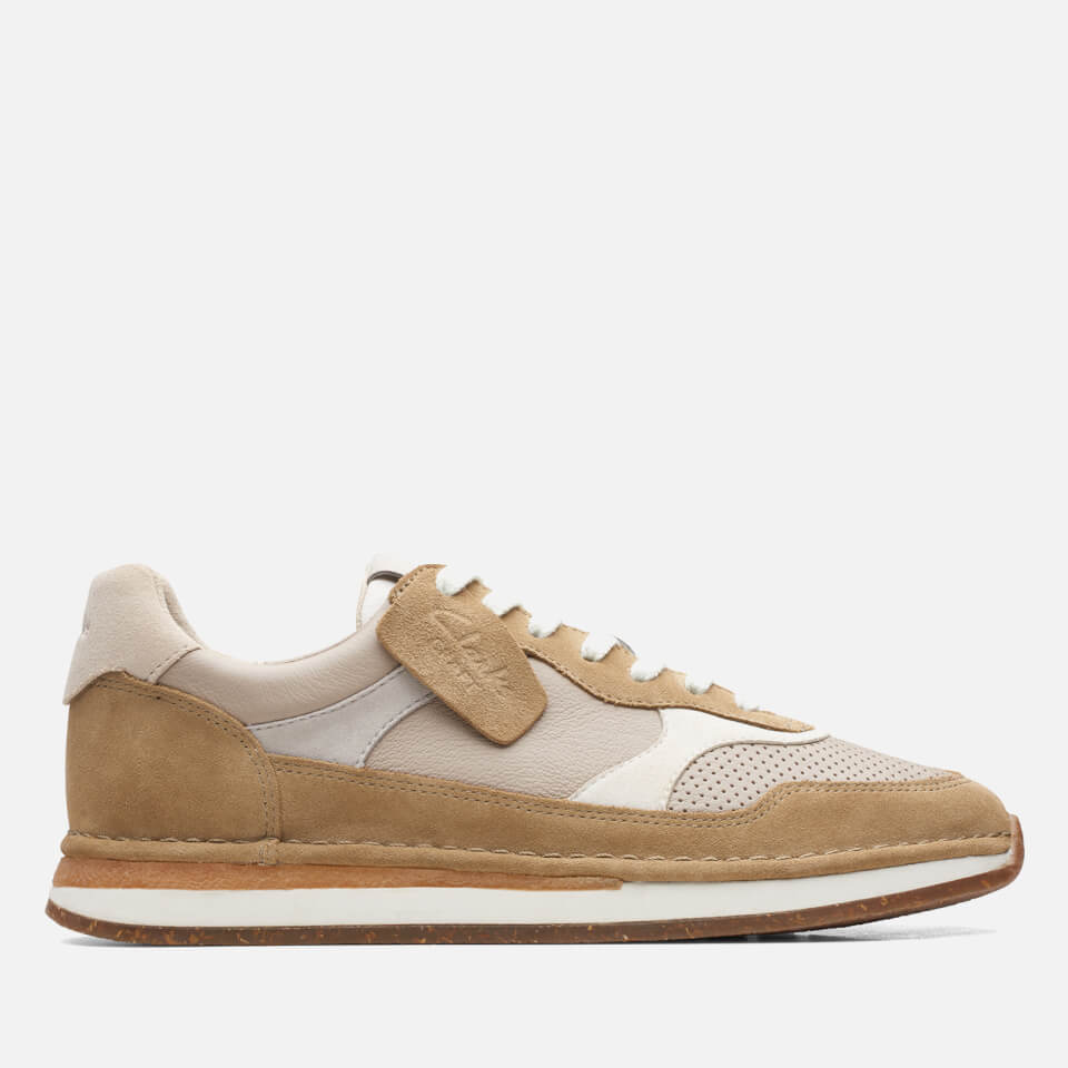 Clarks Men's CraftRun Tor Suede and Leather Trainers
