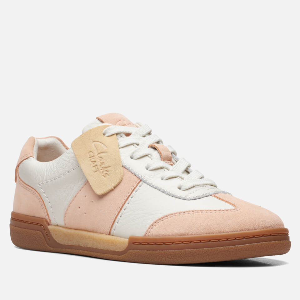 Clarks CraftMatch Leather Lo Trainers