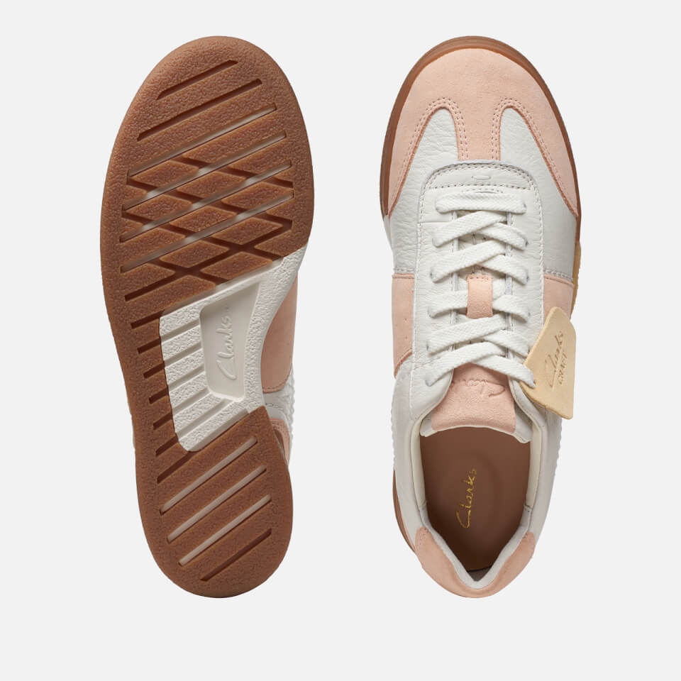 Clarks CraftMatch Leather Lo Trainers