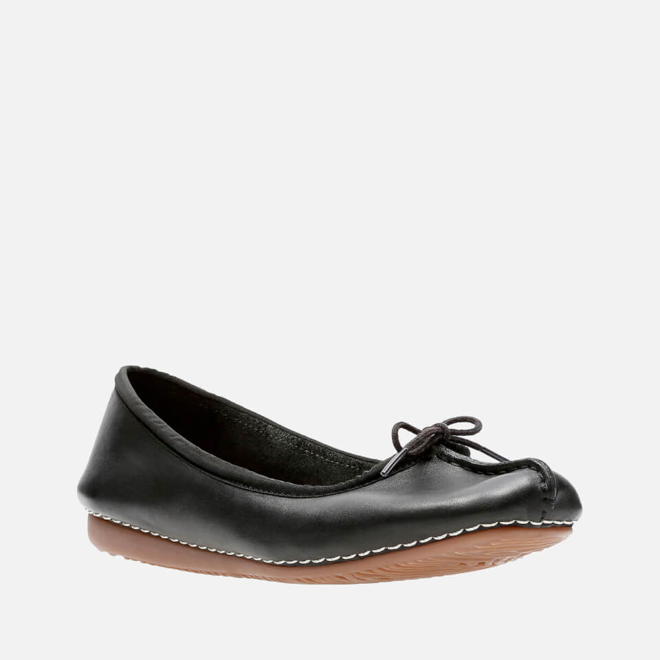 Clarks Women's Freckle Ice Leather Ballet Flats