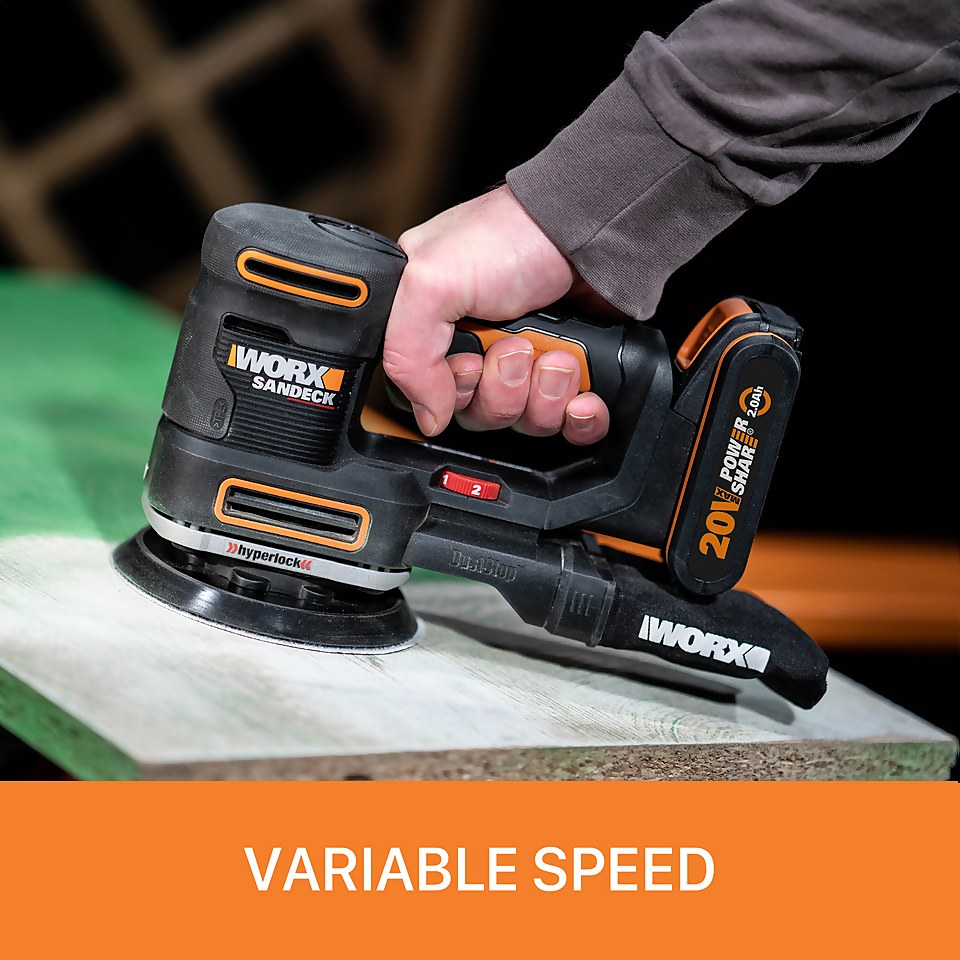 Worx WX820 20v 2.0Ah Cordless Multi Sander