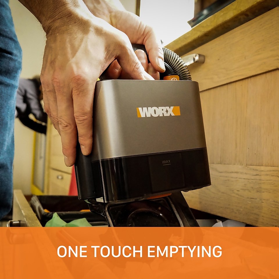 Worx WX030 20v 2.0Ah Cordless Portable Vacuum Cleaner