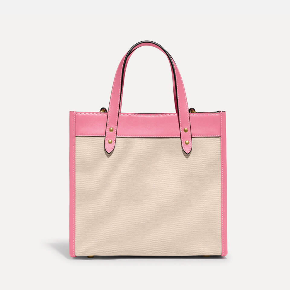 Coach Field 22 Canvas and Faux Leather Tote Bag