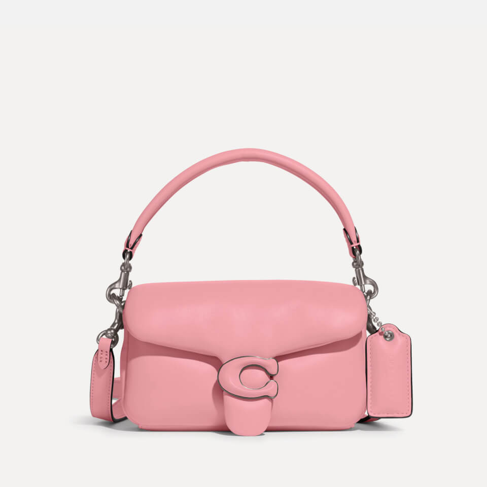 Pillow tabby leather crossbody bag Coach Pink in Leather - 33997078