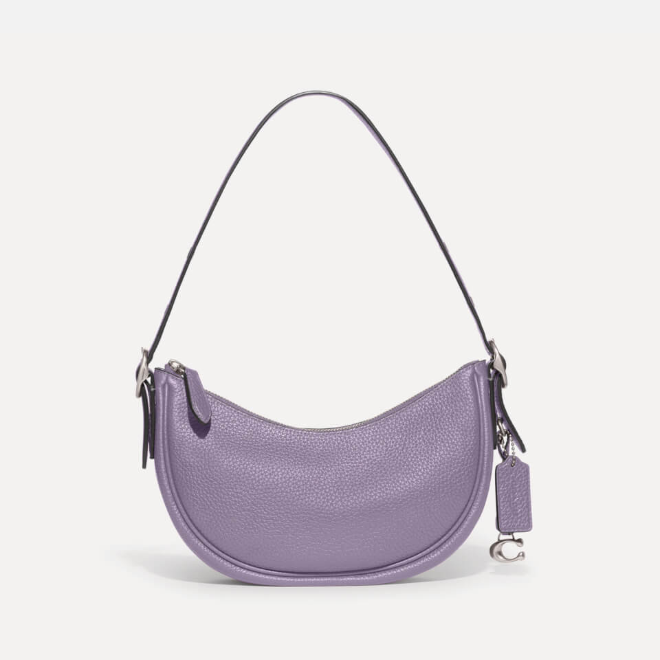 Coach Women's Soft Pebble Leather Luna Shoulder Bag - Light Violet