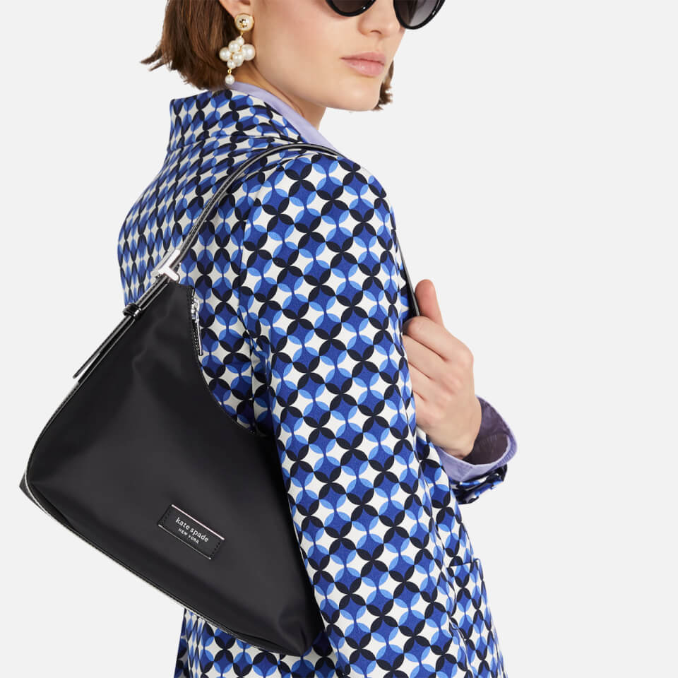 Kate Spade New York Women's Sam Icon Nylon Small Shoulder Bag - Black