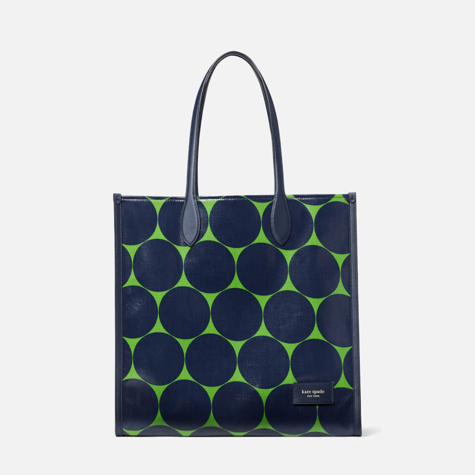 Kate Spade New York Women's Gotham Joy Printed Canvas Large Tote Bag - Ks Green Multi