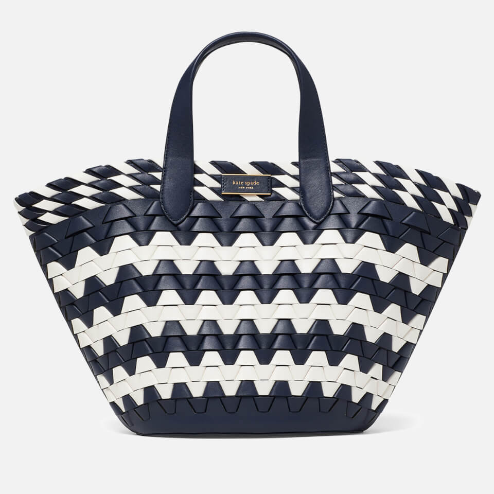 Kate Spade New York Small Zigzag Leather Tote Bag