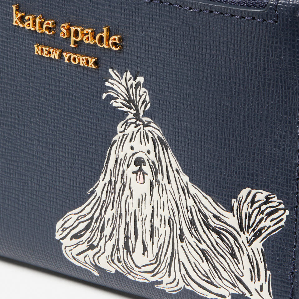 Kate Spade New York Shaggy Saffiano Leather Wallet