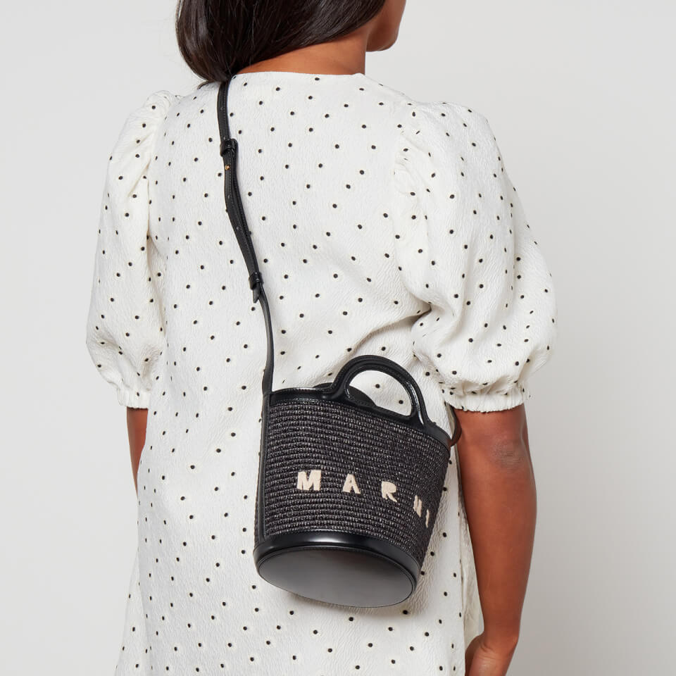 7/15迄大幅値下げ！新品タグ付き！TROPICALIA BASKET BAG ブラック TROPICALIA BASKET BAG SMALL | Marni
