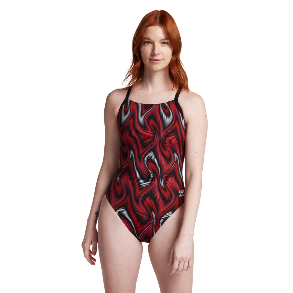 Women's Purpose Flyback One Piece Red