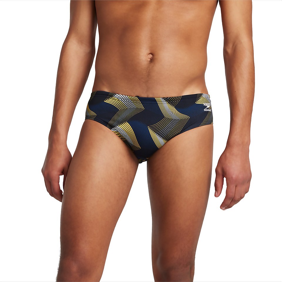 Men's Precision Brief Blue/Yellow