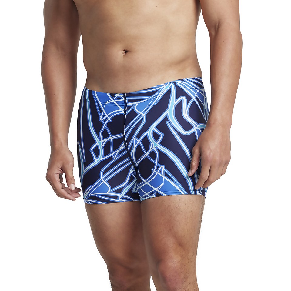 Men's Neon Fronds Beachstar Square Leg Blue