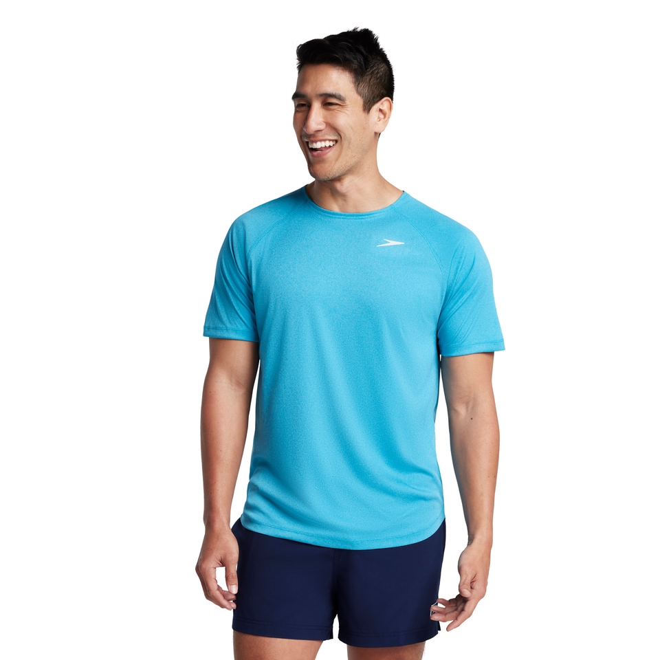 Men's Baybreeze Short Sleeve Swim Shirt Blue