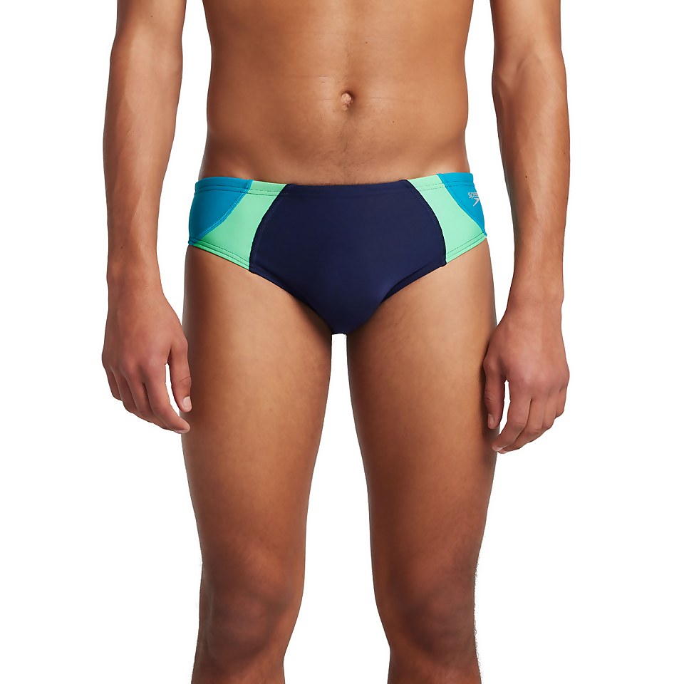 Men's Dual Colorblock One Brief Navy
