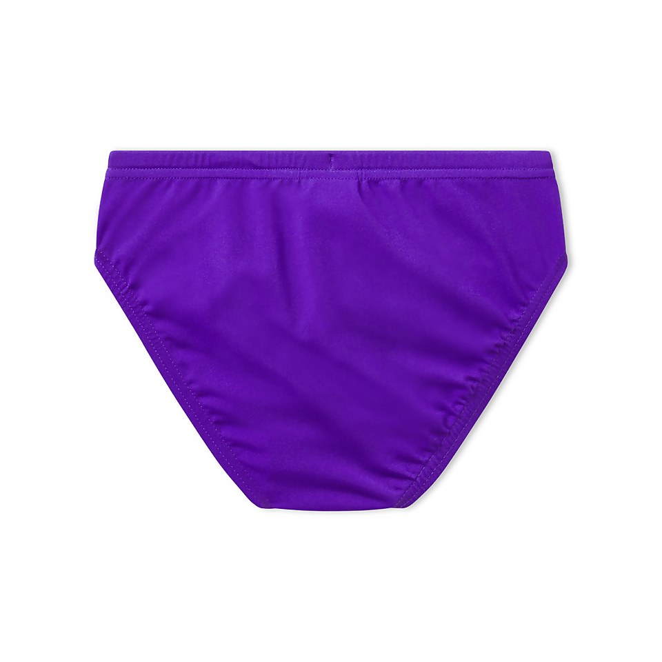 Men's Solid Youth Brief Purple