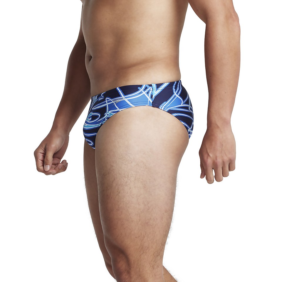 Men s Neon Fronds Beachstar 2 Brief Blue