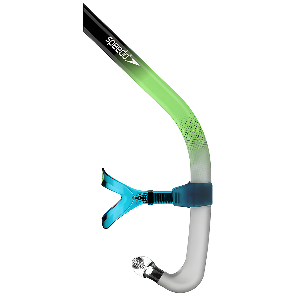 Adult Printed Bullet Head Snorkel Blue/Green